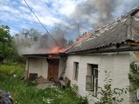 3 липня по вул.. Поліни Осипенко в місті Сквира сталася пожежа