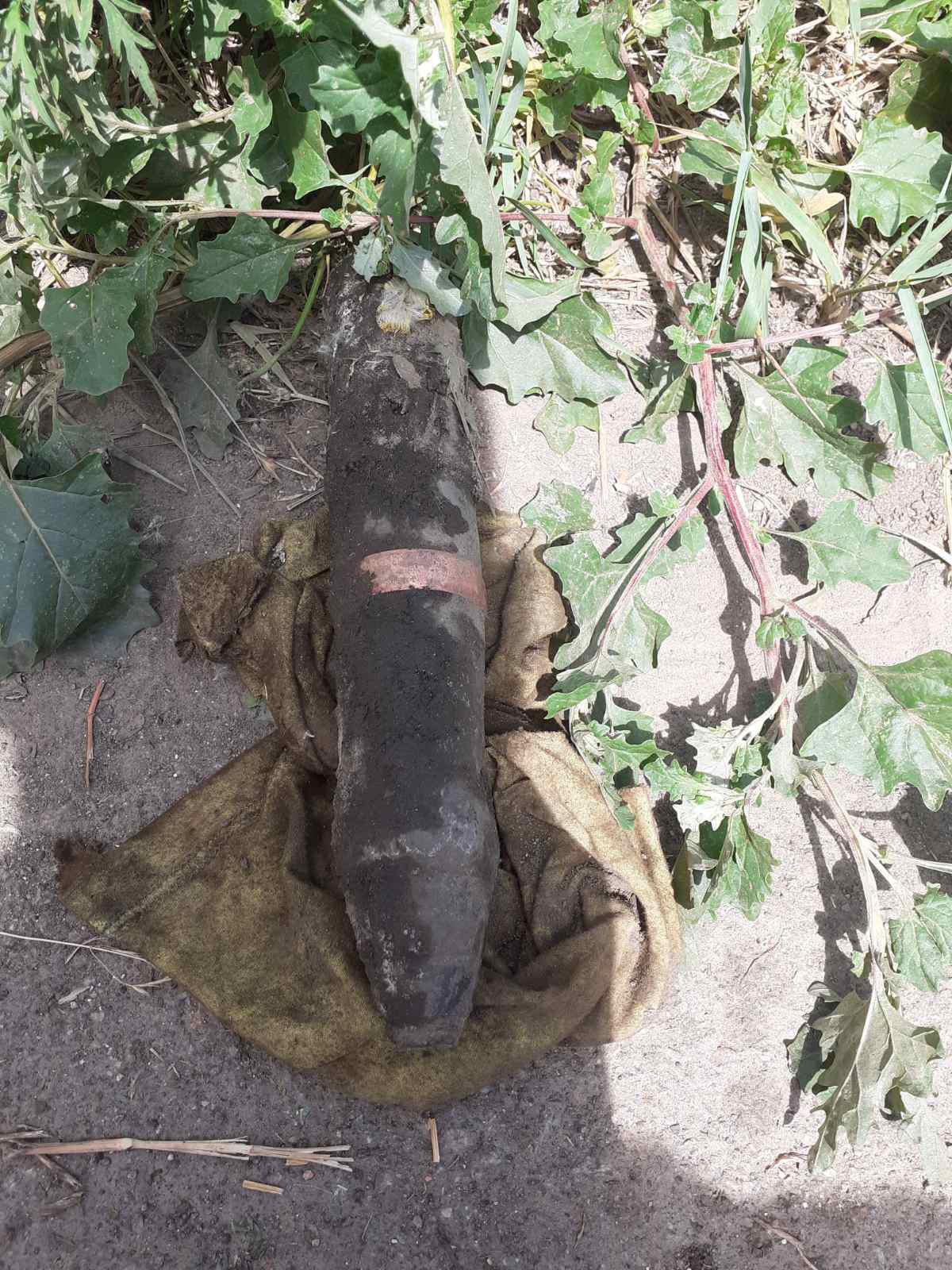 Знайдено артилерійський снаряд